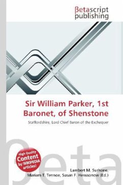 Sir William Parker, 1st Baronet, of Shenstone