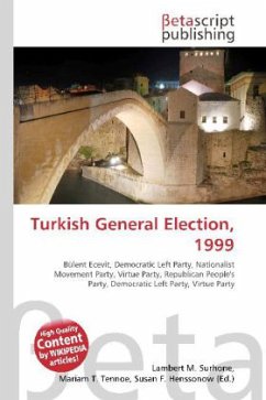 Turkish General Election, 1999
