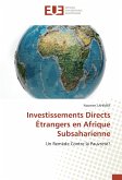 Investissements Directs Étrangers en Afrique Subsaharienne