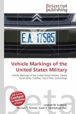 Vehicle Markings of the United States Military
