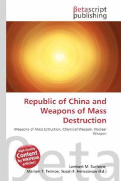 Republic of China and Weapons of Mass Destruction