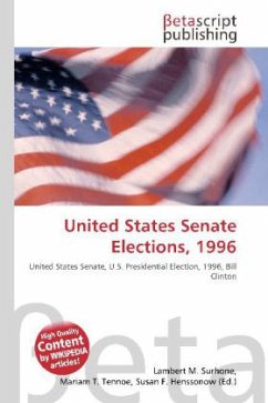 United States Senate Elections, 1996