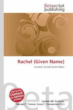 Cover Rachel (Given Name)