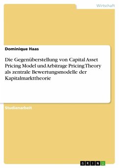 Die Gegenüberstellung von Capital Asset Pricing Model und Arbitrage Pricing Theory als zentrale Bewertungsmodelle der Kapitalmarkttheorie - Haas, Dominique