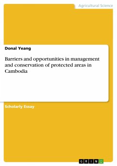 Barriers and opportunities in management and conservation of protected areas in Cambodia