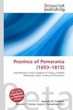 Province of Pomerania (1653 - 1815 )