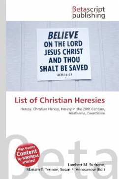 List of Christian Heresies