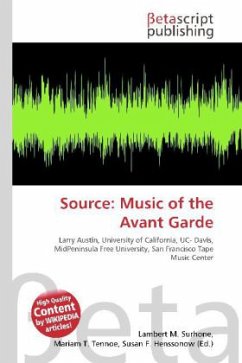 Source: Music of the Avant Garde