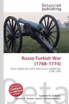 Russo-Turkish War (1768 - 1774 )