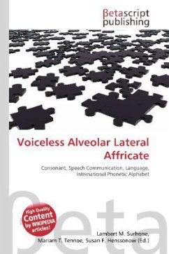 Voiceless Alveolar Lateral Affricate