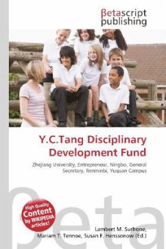 Cover Y.C.Tang Disciplinary Development Fund