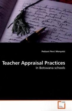 Teacher Appraisal Practices - Monyatsi, Pedzani Perci