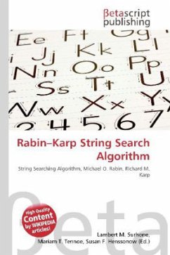 Rabin Karp String Search Algorithm Rabin Karp String Search Algorithm