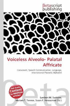 Voiceless Alveolo- Palatal Affricate