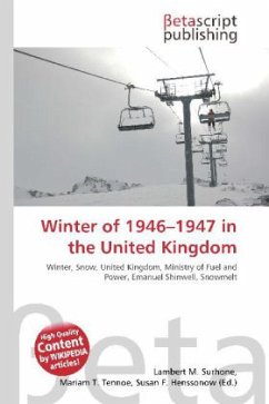 Winter of 1946 - 1947 in the United Kingdom