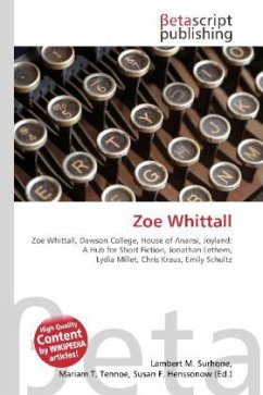 Zoe Whittall