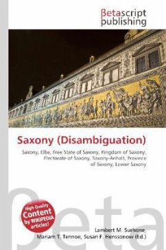 Saxony (Disambiguation)