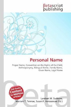 Personal Name