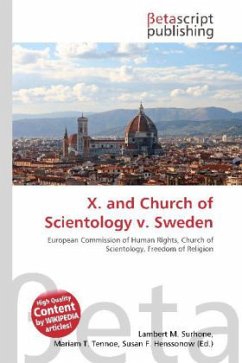 X. and Church of Scientology v. Sweden