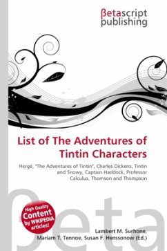 List of The Adventures of Tintin Characters