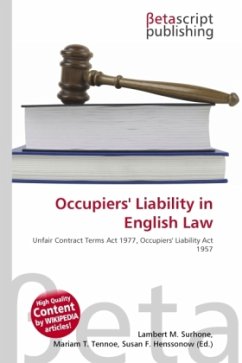 Occupiers' Liability in English Law