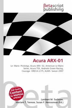 Acura ARX-01 Cover Acura ARX-01