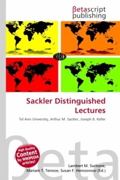 Sackler Distinguished Lectures