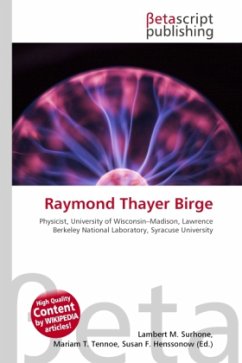 Cover Raymond Thayer Birge