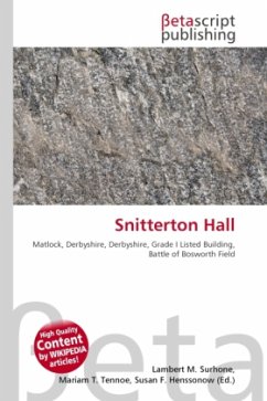 Cover Snitterton Hall