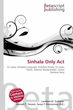 Sinhala Only Act