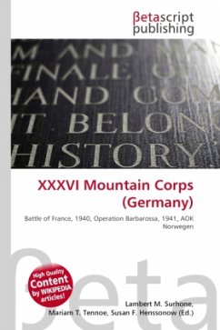 XXXVI Mountain Corps (Germany)