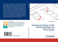 Questionnaire Design of Self-Administered Paper and Online Surveys