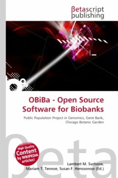 OBiBa - Open Source Software for Biobanks