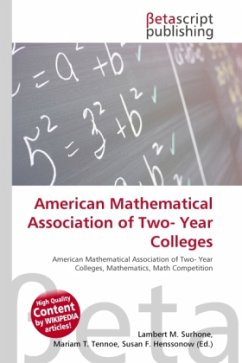 American Mathematical Association of Two- Year Colleges
