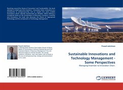 Sustainable Innovations and Technology Management - Some Perspectives - Lakshman, Prasad