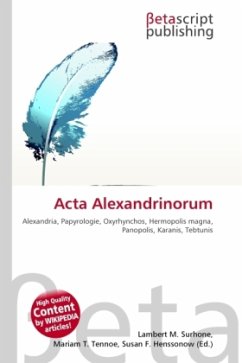 Acta Alexandrinorum