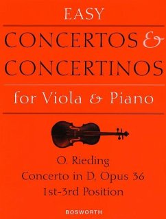 Cover Concerto D-Dur op.36 für Viola (1.-3. Position) und Klavier