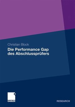 Die Performance Gap des Abschlussprüfers - Block, Christian