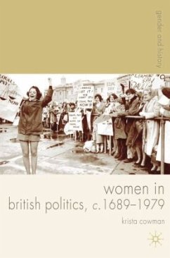 Women in British Politics, c.1689-1979 - Cowman, Krista