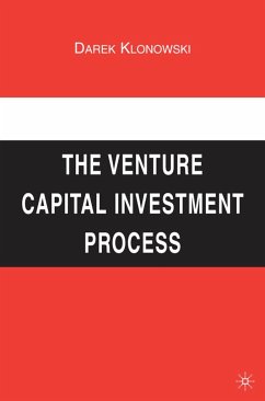 The Venture Capital Investment Process - Klonowski, D.