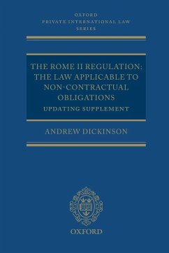 The Rome II Regulation - Dickinson, Andrew