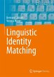 Linguistic Identity Matching - Bild 1