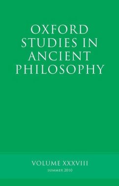 Oxford Studies in Ancient Philosophy