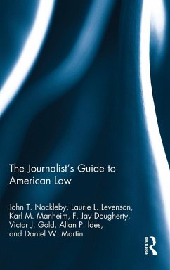 Cover The Journalist's Guide to American Law