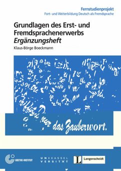 Cover 15: Grundlagen des Erst- und Fremdsprachenerwerbs - Ergänzungsheft