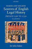 Baker and Milsom's Sources of English Legal History