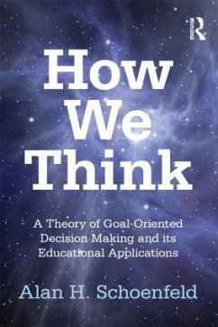 How We Think - Schoenfeld, Alan H