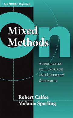 On Mixed Methods - Calfee, Robert; Sperling, Melanie On Mixed Methods - Calfee, Robert; Sperling, Melanie