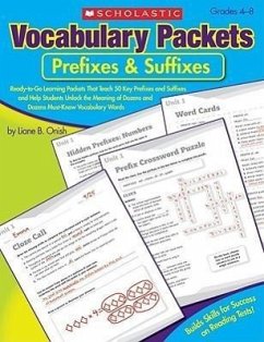 Vocabulary Packets: Prefixes & Suffixes - Onish, Liane
