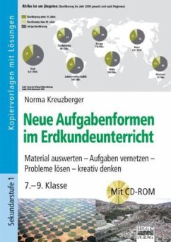 Cover Neue Aufgabenformen im Erdkundeunterricht, m. CD-ROM